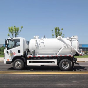 Camiones Bomba de Aguas Residuales con Tanque de Vacío de 2000L, 4x2 Diésel, Pequeña Profundidad de Succión de 8m - Product Image 3