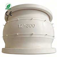 Joint d'expansion en caoutchouc blanc de qualité alimentaire, amortisseur de vibrations, connexion flexible pour les conduites de distribution de boissons et de produits alimentaires