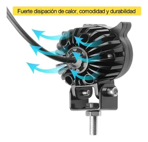 Đèn pha phụ trợ <span class=keywords><strong>mini</strong></span> hình cú mèo LED cho xe máy, đèn sương mù, đèn chiếu sáng LED cho xe máy - Product Image 5