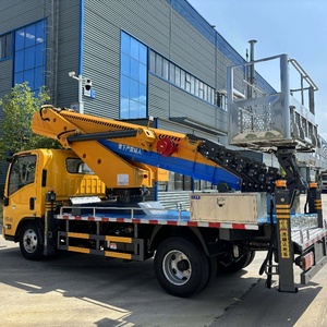 Camión elevador hidráulico de 28m, plataforma de trabajo elevada montada en camión de nueva condición - Product Image 3