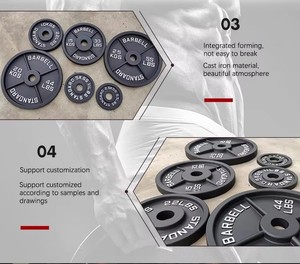 Offerta Speciale: Dischi Pesi Neri in Ghisa da 5 kg di Alta Qualità per Allenamento Fitness, Pesi Liberi a Quattro Barre per un Allenamento Efficace - Product Image 6