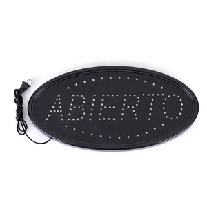 ABIERTO LED Display <b>Board</b> Logo <b>Light</b> Sign <b>Board</b> for Indoor Advertising 48x25CM Aspect Ratio IP05 Weather Resistant Wall-Mounted - Product Image 5