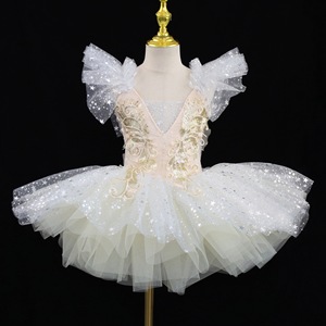 Gonna di ballo di <span class=keywords><strong>danza</strong></span> classica per ragazze di moda popolare <span class=keywords><strong>Tutu</strong></span> di alta qualità per bambini vestito da Ballerina <span class=keywords><strong>danza</strong></span> gareggia per allenamento In-Stock - Product Image 6