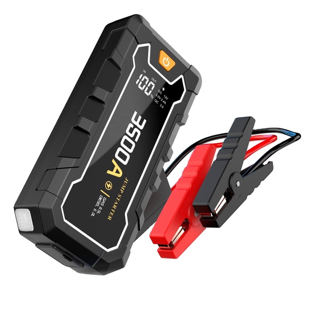 Wireless 10000mAh Super Capacitor Portable Car Jump Starter 12v 3500A Multi-Function Battery Power Bank Car Motorcycle 20000mAh