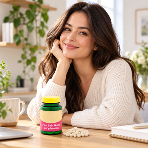 Comprimés pour cheveux, peau et ongles à marque privée avec biotine – Complément alimentaire – Fabricant OEM ODM - Product Image 4