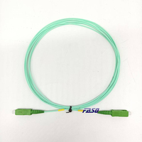 Jarretière 1,6 mm Aqua 3,5 mètres SCAPC Câble de raccordement optique FTTH WiFi disponible Optique G657A2 1,5 m 2 m 3,5 m 4 m Longueurs Jarretière