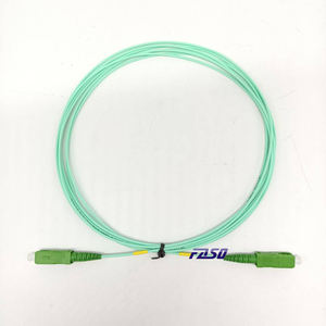 Jarretière 1,6 mm Aqua 3,5 mètres SCAPC Câble de raccordement optique FTTH WiFi disponible Optique G657A2 1,5 m 2 m 3,5 m 4 m Longueurs Jarretière - Product Image 4
