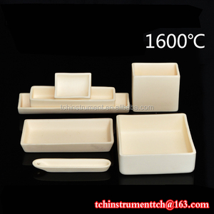 ถ้วยเซรามิกอะลูมินา ขนาด 100x50x30 มม. พร้อมฝาปิด สำหรับให้ความร้อนในห้องปฏิบัติการ - Product Image 5
