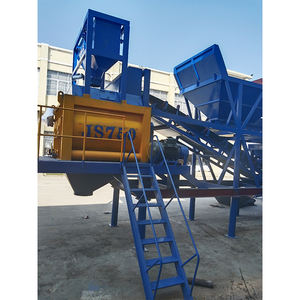 เครื่องผสมคอนกรีต2ถัง HZS35พร้อมผสมคอนกรีตเครื่องจักรก่อสร้างวิศวกรรมขนาดเล็ก - Product Image 2