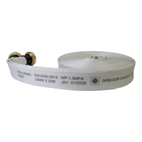Tuyau d'incendie flexible en EPDM PVC 15 bars pour systèmes de lutte contre l'incendie fixes, norme EN 14540:2004-45-15, prévention des incendies, sécurité, recyclable