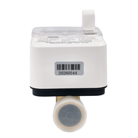 Mini compteur d'eau à ultrasons LoRaWAN DN15 IP68 4G/NB-IoT/RS485/Modbus avec sortie impulsionnelle, encoche sans fil, boîtier plastique, petit format