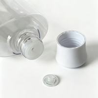 PET Kunststoff-Flasche Leerer Kosmetikbehälter mit Anpassbarer Farbe Schraubverschluss für Hautpflege-Lotion Ätherisches Öl 200ml 300ml