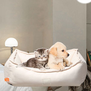 Ganzjährig Waschbares, Rechteckiges Haustierbett für Hunde und Katzen, für Kleine und Große Hunde, mit Rutschfester Unterseite - Product Image 2