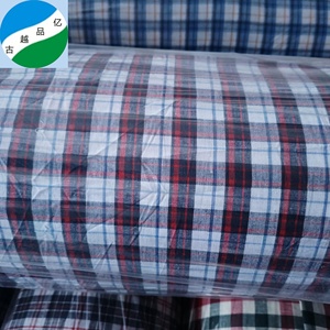 Tissus pour vêtements produits prêts <span class=keywords><strong>tissu</strong></span> de stock vente très chaude grande quantité <span class=keywords><strong>pas</strong></span> <span class=keywords><strong>cher</strong></span> 100% fil de coton teint à carreaux stock lot <span class=keywords><strong>tissu</strong></span> - Product Image 3