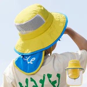 Kocotree หมวกคลุมทรงถังสำหรับเด็ก, หมวกป้องกันแบบถอดออกได้สำหรับเด็ก