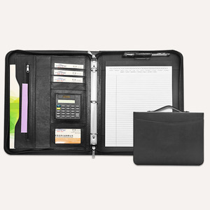 Modernqiu Nghệ Thuật Giá Rẻ Đa Chức Năng A4 Kích Thước PU Leather Danh Mục Đầu Tư Travel Organizer Danh Mục Đầu Tư Kinh Doanh - Product Image 3