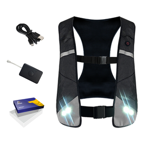Contrôleur sans fil e-bike Hi Vis Scooter <span class=keywords><strong>réfléchissant</strong></span> Led course sécurité équitation sécurité maille Construction <span class=keywords><strong>gilet</strong></span> - Product Image 4