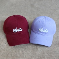 Casquette de baseball vintage non structurée, effet vieilli, personnalisable avec logo brodé, unisexe, pour sports décontractés en extérieur, style « Dad Hat » – Vente en gros fournisseur