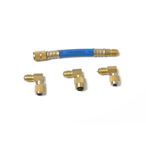 Kit de conversion de système de climatisation automobile R12, 8 pièces, raccords flexibles en laiton pour systèmes HVAC - Product Image 2