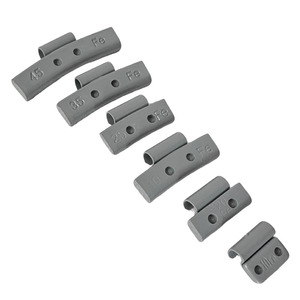 Toolon Nouveau Poids d'équilibrage en acier à clipser 60g Grands poids de roue à clipser pour jantes en alliage - Product Image 2