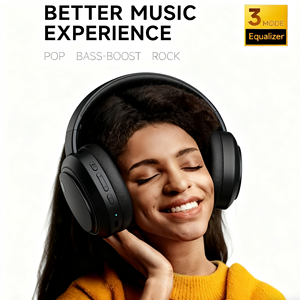 Écouteurs supra-auriculaires sans fil à réduction de bruit de qualité supérieure avec casque de sport stéréo de type C et micro pour l'utilisation du téléphone portable de voyage - Product Image 2