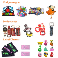 Nouvelle idée : Porte-clés personnalisé en PVC souple, motif chien de dessin animé, 2D/3D, en caoutchouc, avec logo et nom personnalisés, étanche et léger