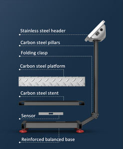 ميزان رقمي ذو منصة بوزن 200 كجم للأسعار - Product Image 6