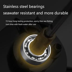 Carrete de Pesca Spinning Metálico sin Espacios para Lanzamiento a Larga Distancia Tipo Ancla Oblicua para Caña de Mar Modelos 8000-14000 - Product Image 6