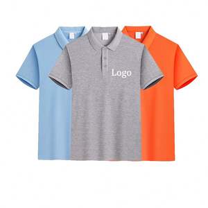 Polo de poliéster y algodón liso de secado rápido de alta calidad para hombre, Polo de hombre personalizado de negocios de algodón liso Unisex - Product Image 1