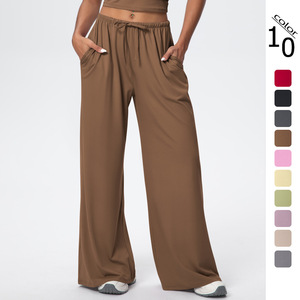 XW-7134 Nouveauté Vente Chaude Pantalon de survêtement ample avec cordon de serrage et poches pour <span class=keywords><strong>femme</strong></span>, idéal pour le sport, la <span class=keywords><strong>course</strong></span> en extérieur et la gym - Product Image 2