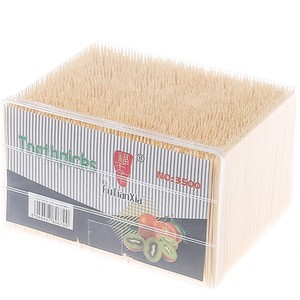 Bamboo Toothpicks 7cm Disposable Double-Ended For Fruit And Snacks 3500 Pieces Per Box - Product Image 4