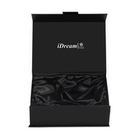 Boîte cadeau portable de luxe sur mesure avec fermeture à ruban, doublure en éponge, étanche, magnétique, pour anniversaire, mariage, recyclée, gaufrage mat