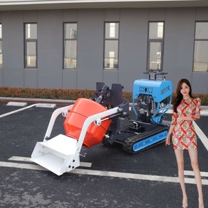 Hormigonera sobre orugas de carga automática Hormigonera con elevador - Product Image 6