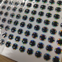 3mm 4mm 5mm 6mm 7mm 8mm Yeux de leurre de poisson de montage de mouches Yeux de gabarit holographique Autocollants Leurre réaliste Yeux de pêche 3d