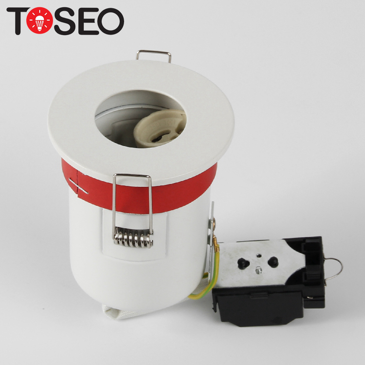 White Recessed Fire Rated Downlights GU10 Die Casting Alu Ip20