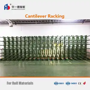 Cantilever Racking For Roll Materials Warehouse Storage Racking Heavy Duty Cantilever Racking