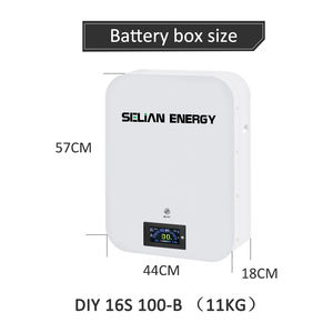 SelianEnergy 48V 51.2V 100Ah cellules de batterie Lifepo4 de grade A + batterie au lithium 5kWh système de stockage d'énergie mural pour la maison - Product Image 2