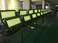 Lampe murale à double étage LED RGBW imperméable de 120x10W pour scène, éclairage d'événements en plein air