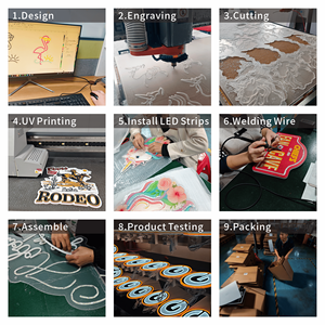 Insegna al Neon Personalizzata con Specchio e Luci a Led su Misura da Parete a Consegna Rapida - Product Image 6