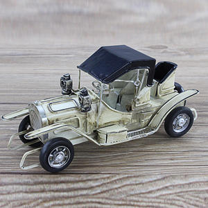 Classico stile europeo modello di auto d'epoca in ferro artigianale per la decorazione del Desktop per la casa e la vetrina - Product Image 2
