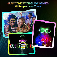 Offre Spéciale lumineux bâtons lumineux en vrac Halloween lueur dans le noir fête fournitures Pack pour fête faveurs lueur décorations néon fête