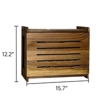 Routeur en bois étagère montage mural Modem câble WiFi routeur boîte de rangement couverture organisé multiprise gestion Hider Rack