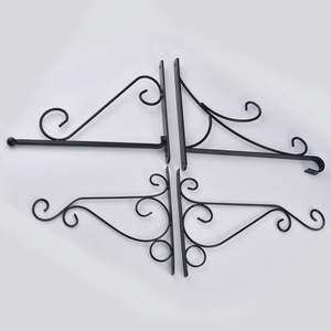Wrought Iron <b>Wall</b> Mounted Plant <b>Hooks</b> For Outdoor Flower Pots And Decorative Use - Product Image 4