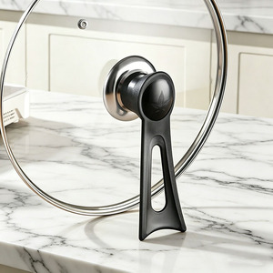 Pot Lid Handle Stand Universal Stainless Steel Heat Insulating Cookware Accessory For Frying Pans - Product Image 1