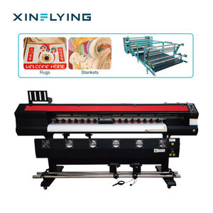 Imprimante à sublimation par transfert thermique XINFLYING XF-1880D-2I16A1 à jet d'encre, rouleau de 1,8 m, entièrement automatique, double tête I1600, CMYK 4 couleurs - Product Image 1