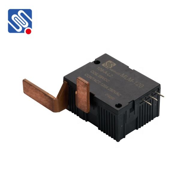 Meishuo MLM-120-109-A-L2 Normally Open 9VDC 120A Double Coils 6W Latching Relay for Electricity Meter