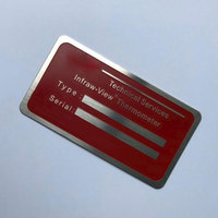Etiqueta de metal con número de serie personalizado para herramientas de construcción, equipo, maquinaria, dispositivos electrónicos, etiquetas de propiedades