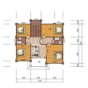 Casa rural prefabricada de la actividad de la quilla del chalet del acero ligero del diseño moderno con la <span class=keywords><strong>segunda</strong></span> <span class=keywords><strong>planta</strong></span> <span class=keywords><strong>para</strong></span> las <span class=keywords><strong>casas</strong></span> rurales autoconstruidas - Product Image 5