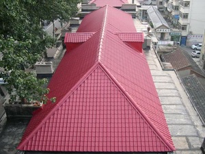 Tejas de Techo de UPVC con Forma de Onda Ecológicas, Paneles de Techo de Resina Sintética ASA de Alta Calidad en Rojo y Rojo Jujube - Product Image 5