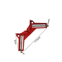 SC ECOMMERCE Modèle JI-3N2F-RXOI Lot de 4 serres-joints carrés à angle droit en métal 90° pour le travail du bois, aluminium et plastique, fabriqués aux États-Unis